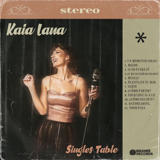 Album cover art for Singles Table