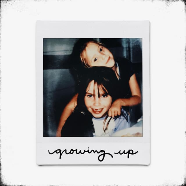 Album cover art for growing up