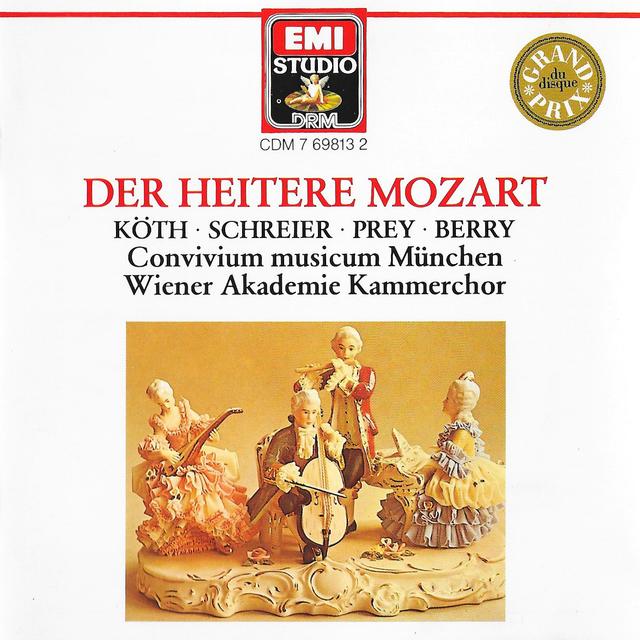 Album cover art for The Comic Mozart, Satirical Ensembles, Arias And Canons