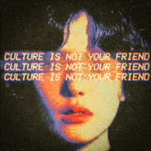 Album cover art for CULTURE IS NOT YOUR FRIEND