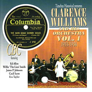 Album cover art for Clarence Williams and His Orchestra, Vol. 1 1933-1934