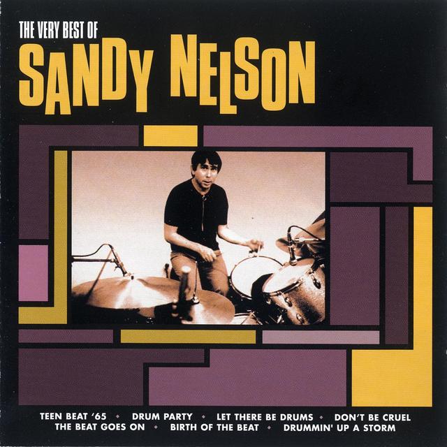 Album cover art for The Very Best of Sandy Nelson