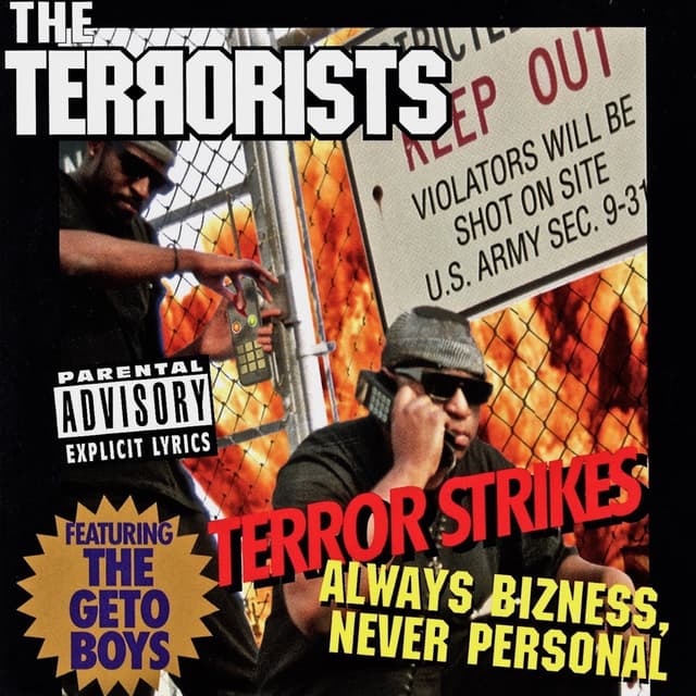Album cover art for Terror Strikes - Always Bizness, Never Personal