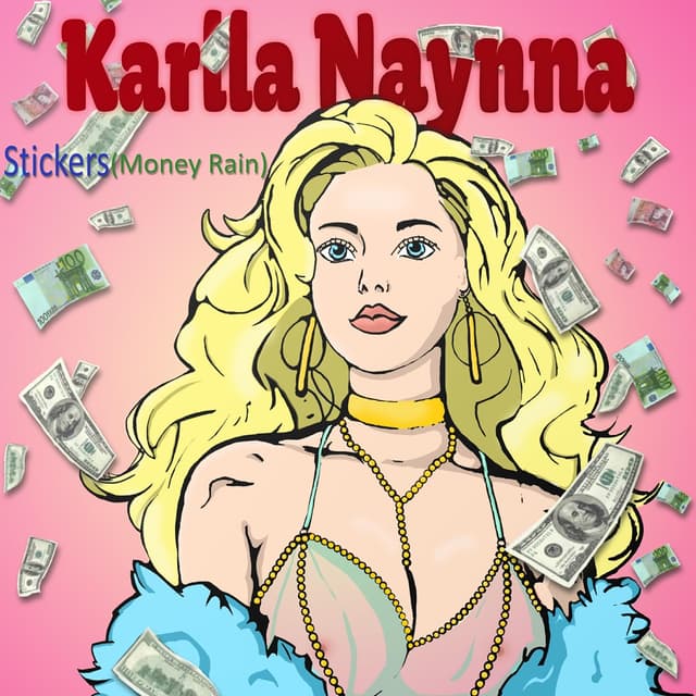 Album cover art for Stickers (Money Rain)