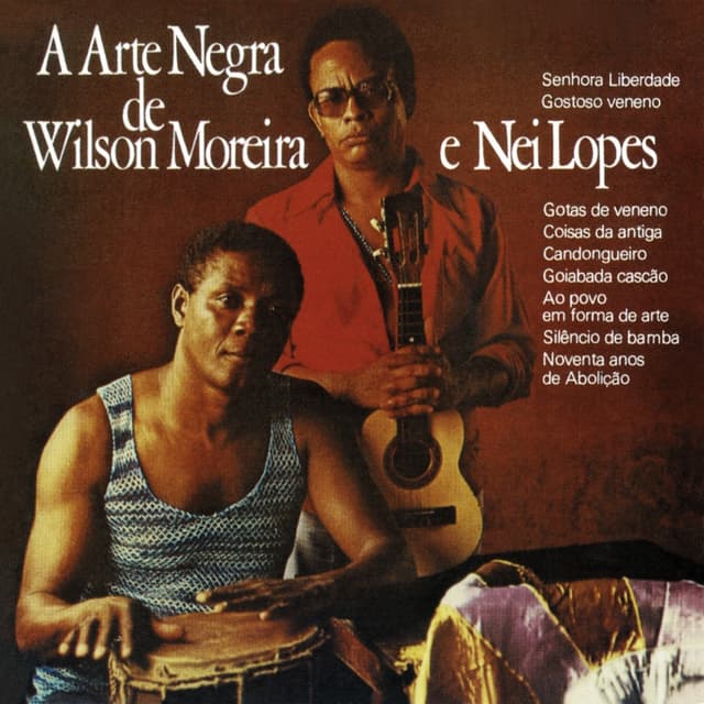 Album cover art for A Arte Negra De Wilson Moreira e Nei Lopes
