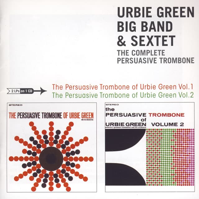 Album cover art for The Complete Persuasive Trombone - Big Band & Sextet