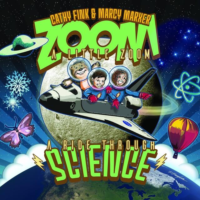 Album cover art for Zoom a Little Zoom: A Ride Through Science