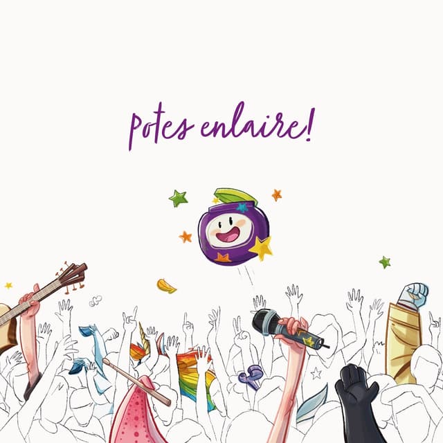 Album cover art for Potes enlaire