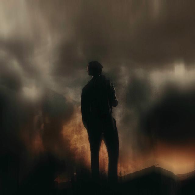 Album cover art for LET THE WORLD BURN (Hoodtrap / Mylancore Remix)