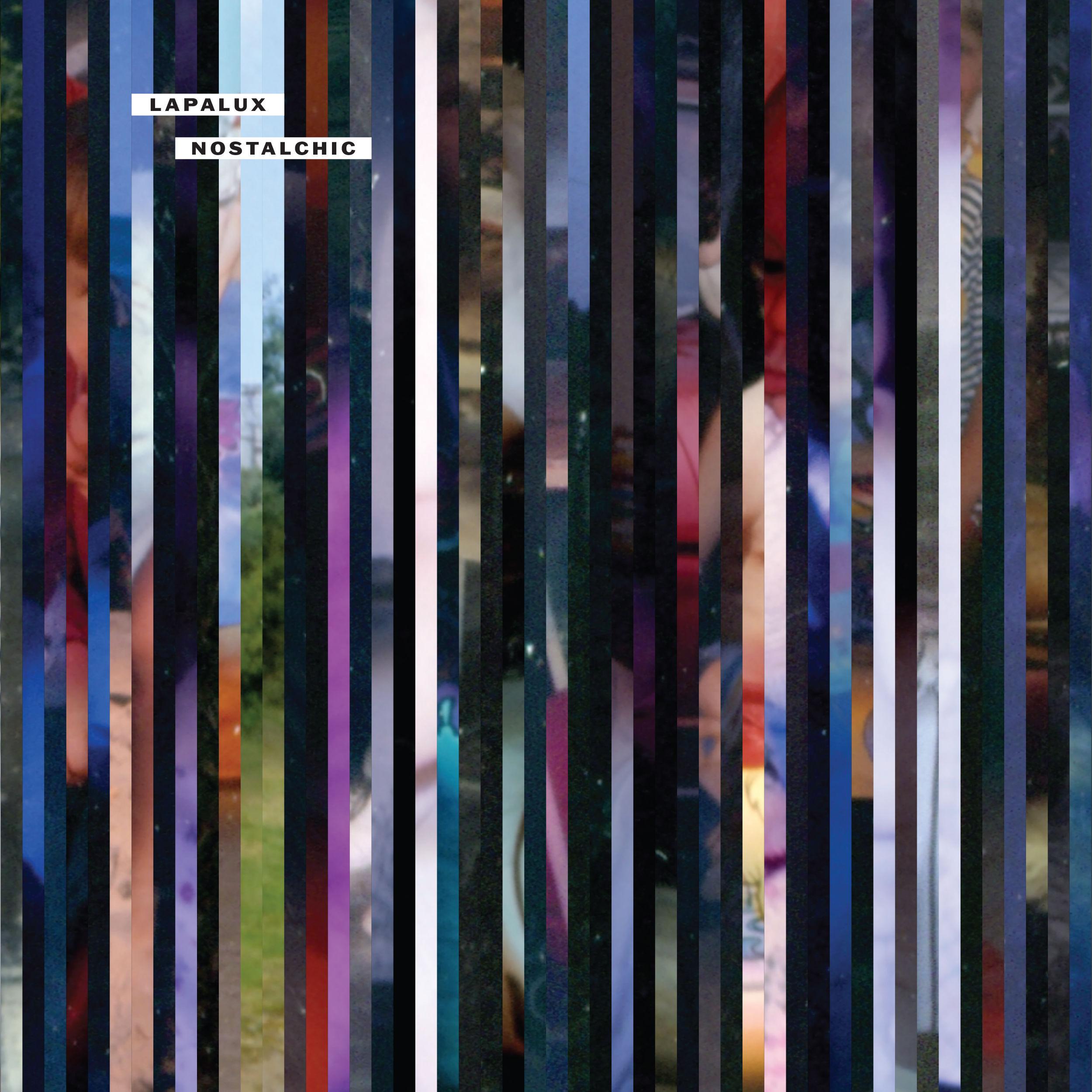 Lyric cover art as blurred background