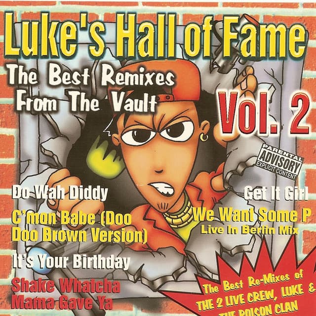 Album cover art for Luke's Hall of Fame, Volume 2