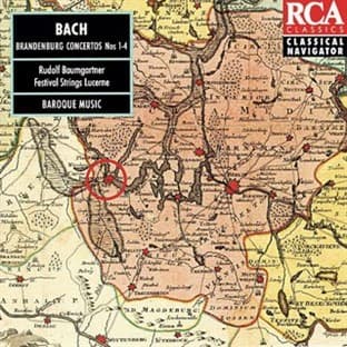 Album cover art for Bach: Brandenburg Concertos Vol. 1 - Classical Navigator