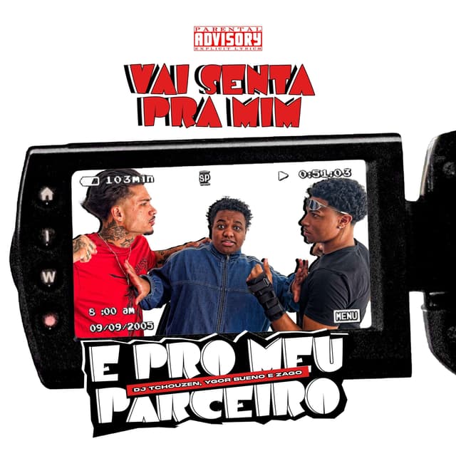 Album cover art for VAI SENTA PRA MIM E PRO MEU PARCEIRO