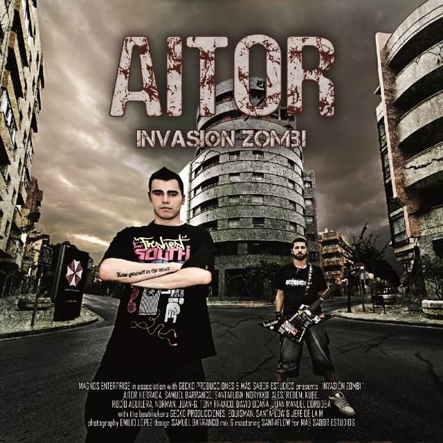 Album cover art for Invasión zombi