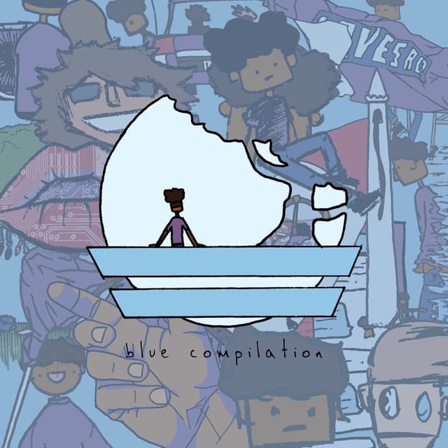 Album cover art for Blue Compilation