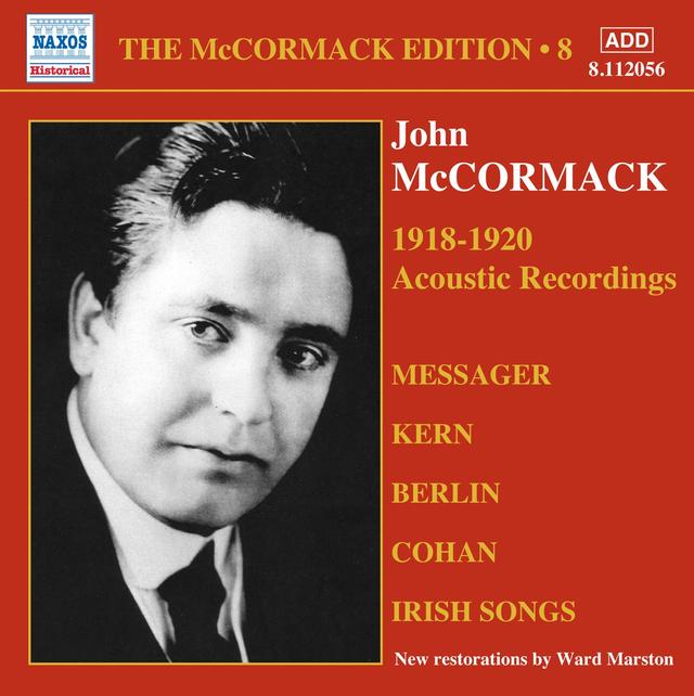 Album cover art for Mccormack : Mccormack Edition (volume 8) - Enregistrements Acoustiques 1918-1920