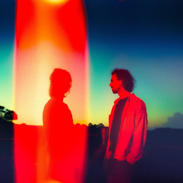 Album cover art for red moon, rare night