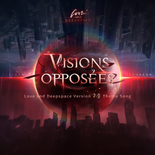 Album cover art for Visions opposées