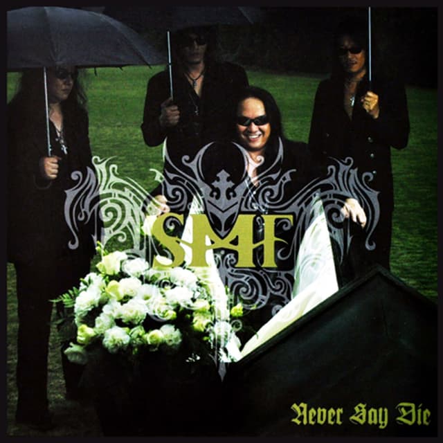 Album cover art for Never Say Die