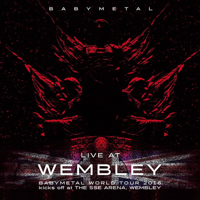 Album cover art for Live At Wembley