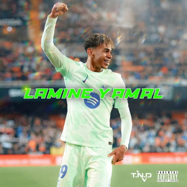 Album cover art for Lamine Yamal