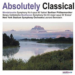 Album cover art for Mendelssohn: Symphony No. 4 - Beethoven: Symphony No. 3