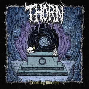 Album cover art for Crawling Worship