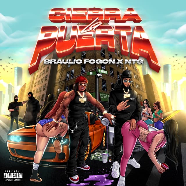 Album cover art for Cierra La Puerta