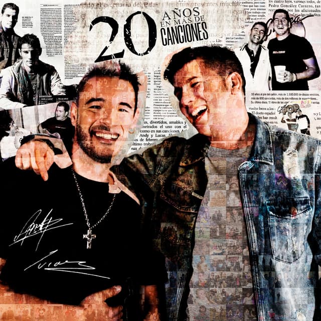 Album cover art for 20 Años en Más de 20 Canciones
