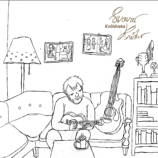 Album cover art for Kvöldvaka