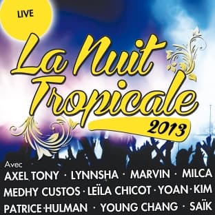 Album cover art for La Nuit Tropicale 2013
