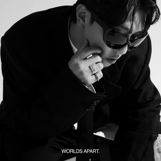 Album cover art for Worlds Apart
