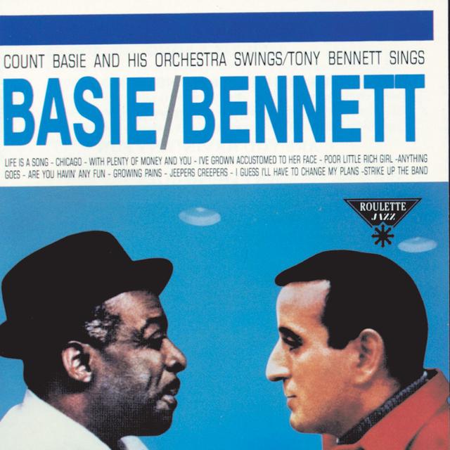 Album cover art for Basie Swings, Bennett Sings