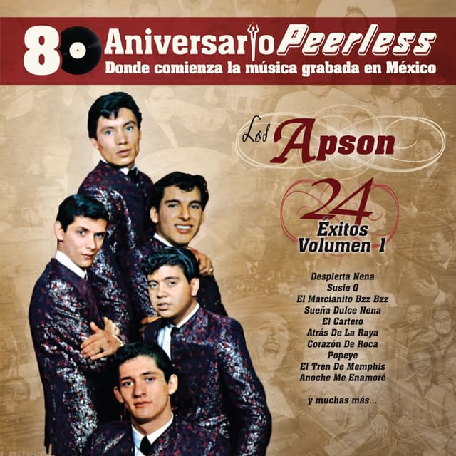 Album cover art for Peerless 80 Aniversario - 24 Éxitos Vol. 1