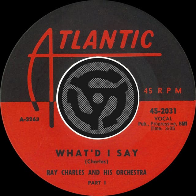 Album cover art for What'd I Say