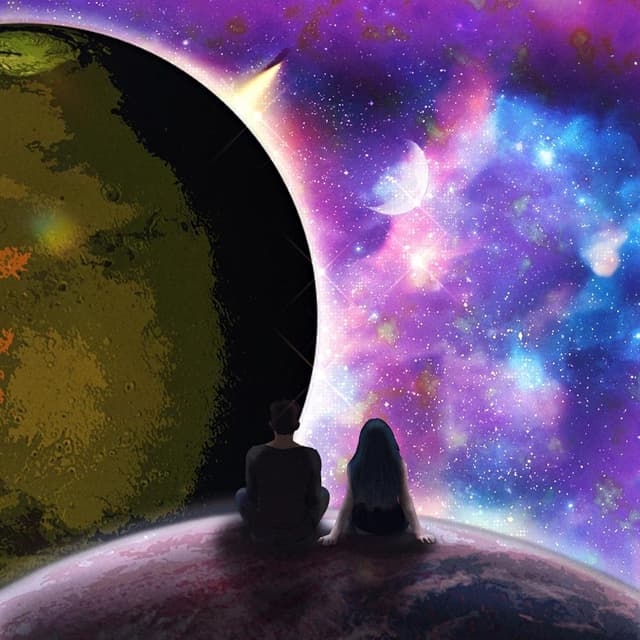Album cover art for 우주감정선 [공전]