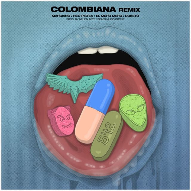 Album cover art for Colombiana (Remix)