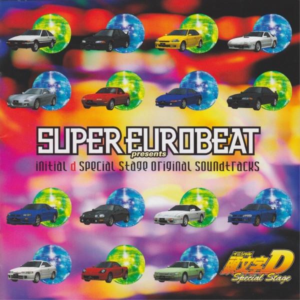 Album cover art for SUPER EUROBEAT presents initial d special stage original soundtracks