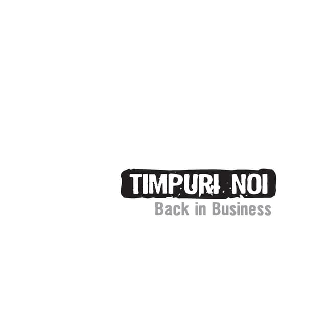 Album cover art for Back in Business