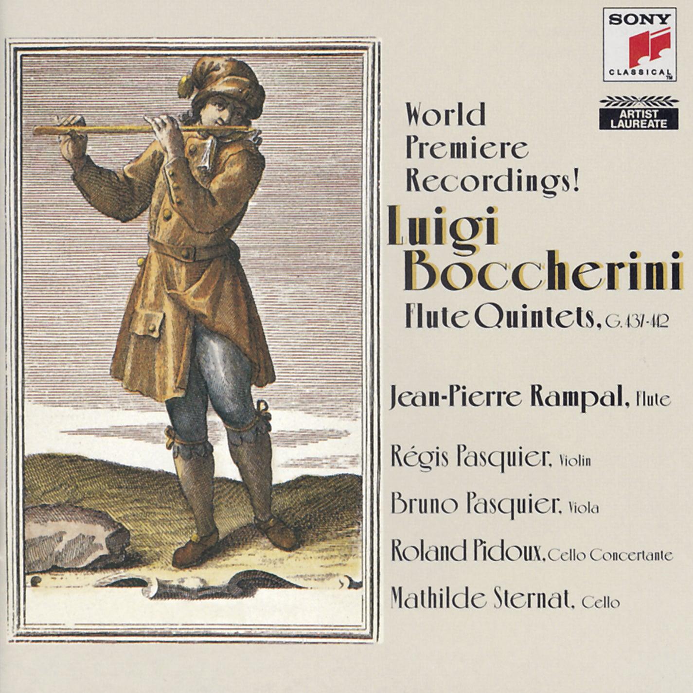 Boccherini: Quintets For Flute, Violin, Viola, And 2 Violoncellos
