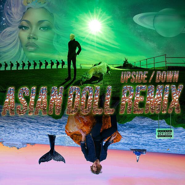 Album cover art for Upside / Down (Asian Doll Remix)