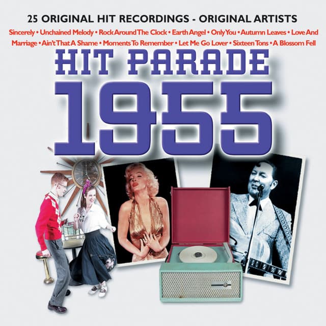 Album cover art for Hit Parade 1955