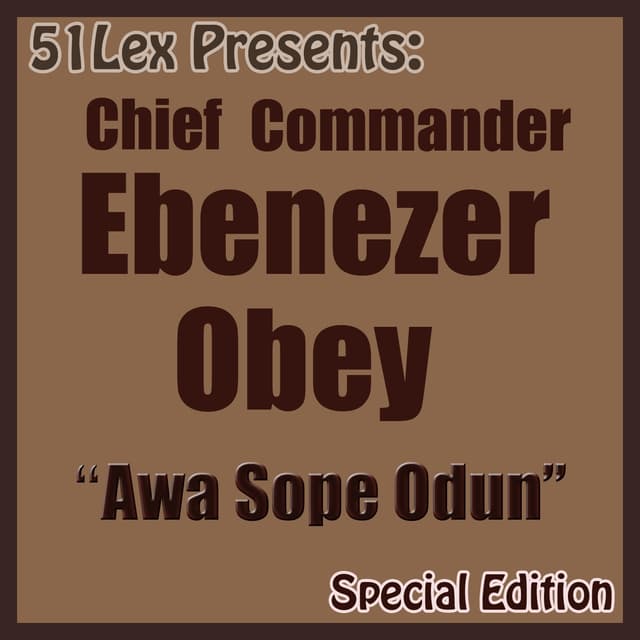 Album cover art for 51 Lex Presents: Awa Sope Odun