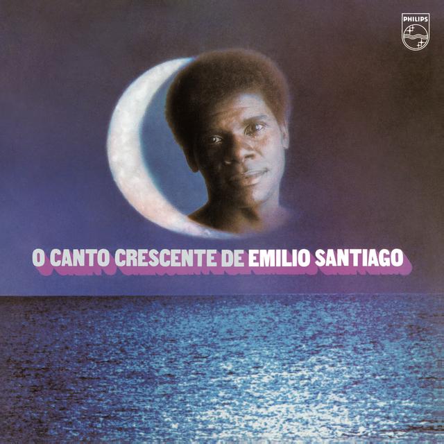 Album cover art for O Canto Crescente de Emilo Santiago