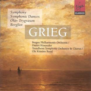 Album cover art for Grieg: Symphony - Olav Trygvason - Dmitri Kitayenko - Ole Kristian Ruud (disk 1 Of 2)