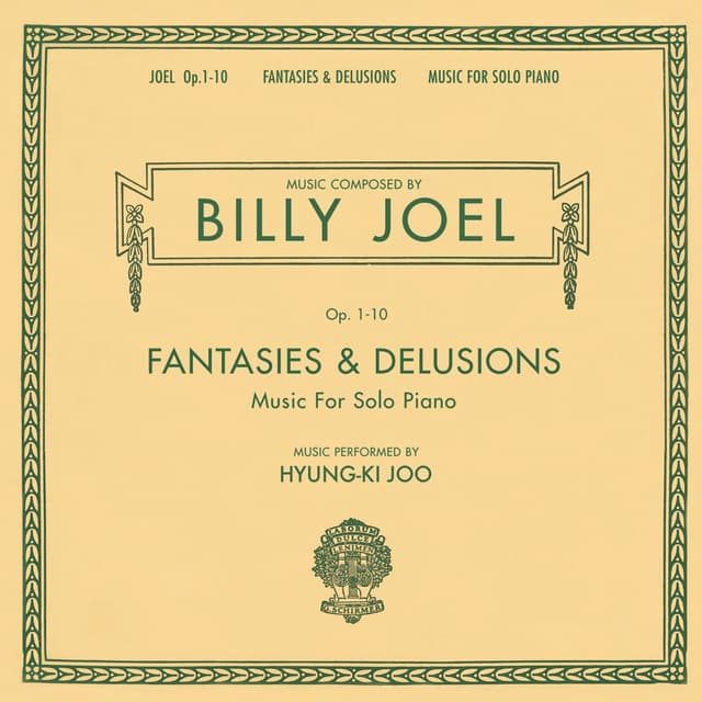 Album cover art for Billy Joel: Fantasies & Delusions