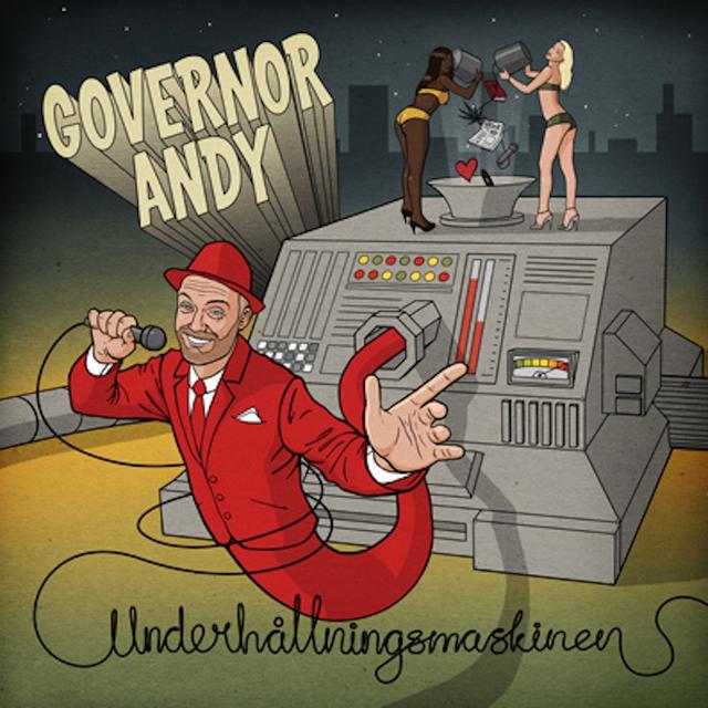 Album cover art for Underhållningsmaskinen