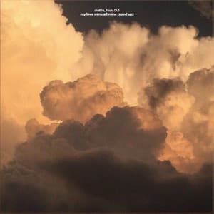 Album cover art for my love mine all mine (sped up)