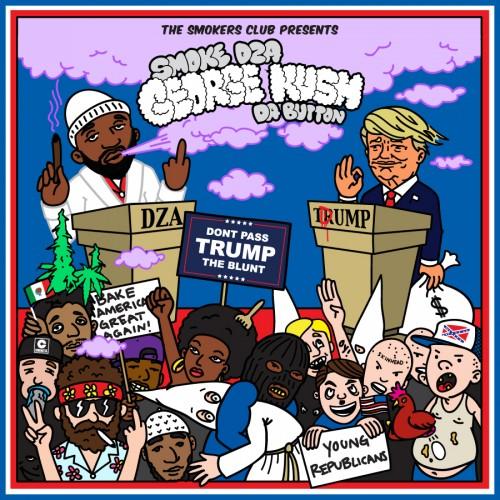 Album cover art for George Kush Da Button (Don't Pass Trump the Blunt)