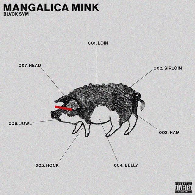 Album cover art for mangalica mink